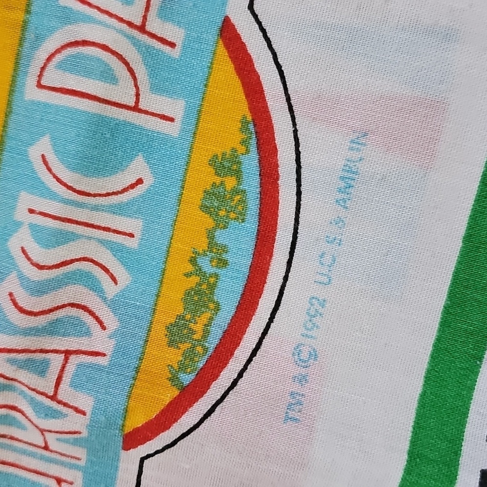 Vintage 1992 Jurassic Park Bedding - Picture 3 of 5